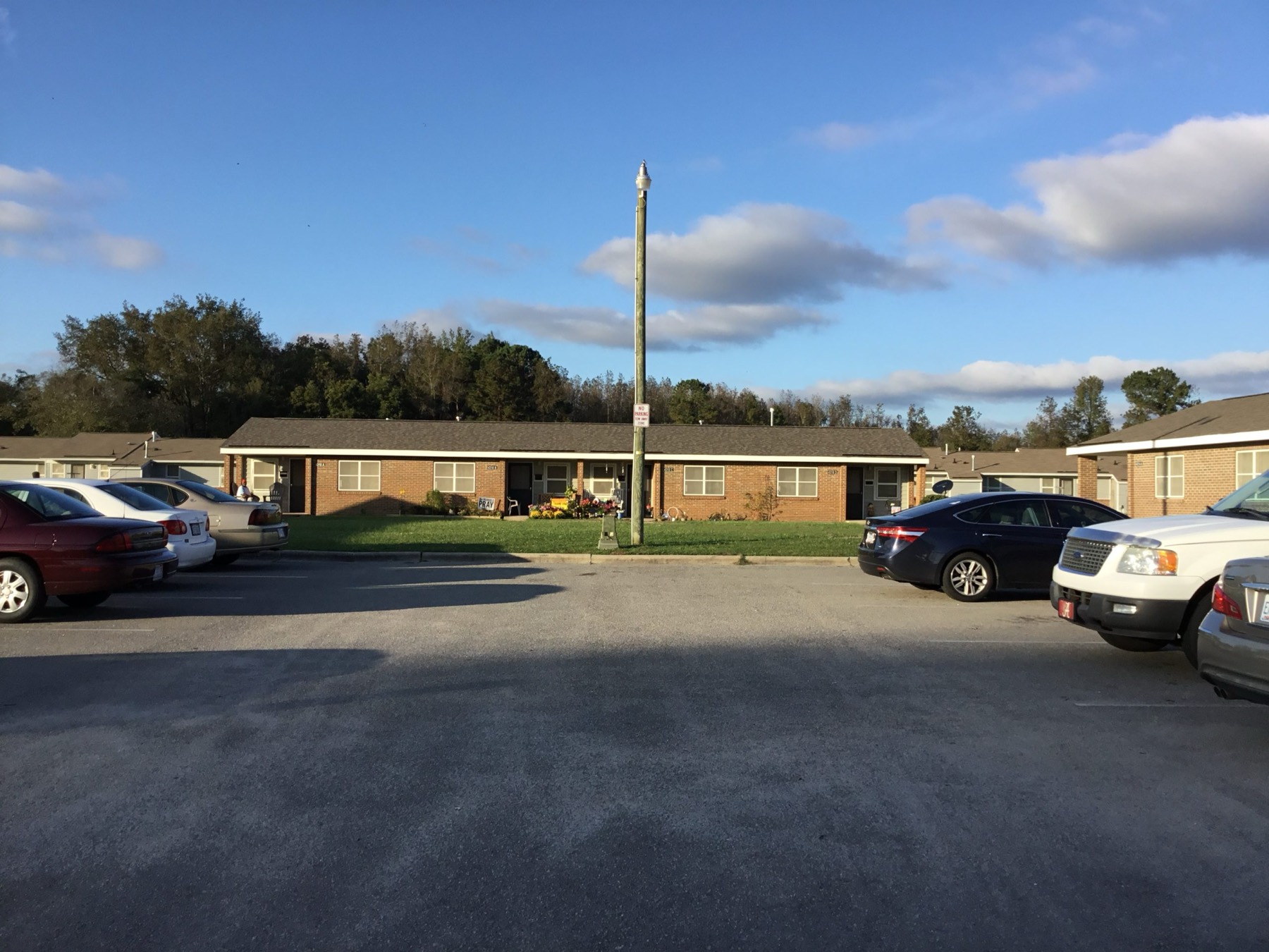 Ground-level apartments at Farmville Housing Authority Site #2